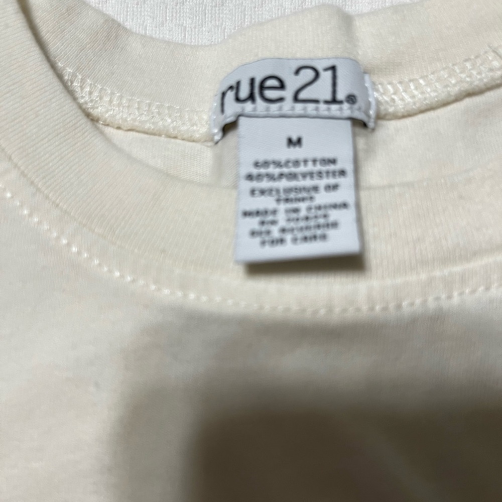 Rue21 Off-White Tee